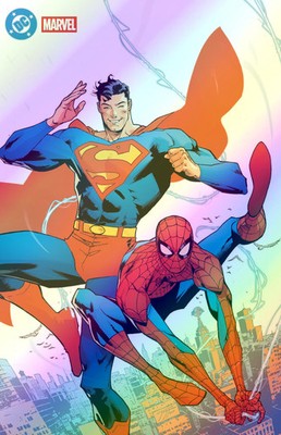  FOIL  SUPERMAN/SPIDER-MAN #1 (JIMENEZ VARIANT)(2026) COMIC BOOK ~ DC/MARVEL