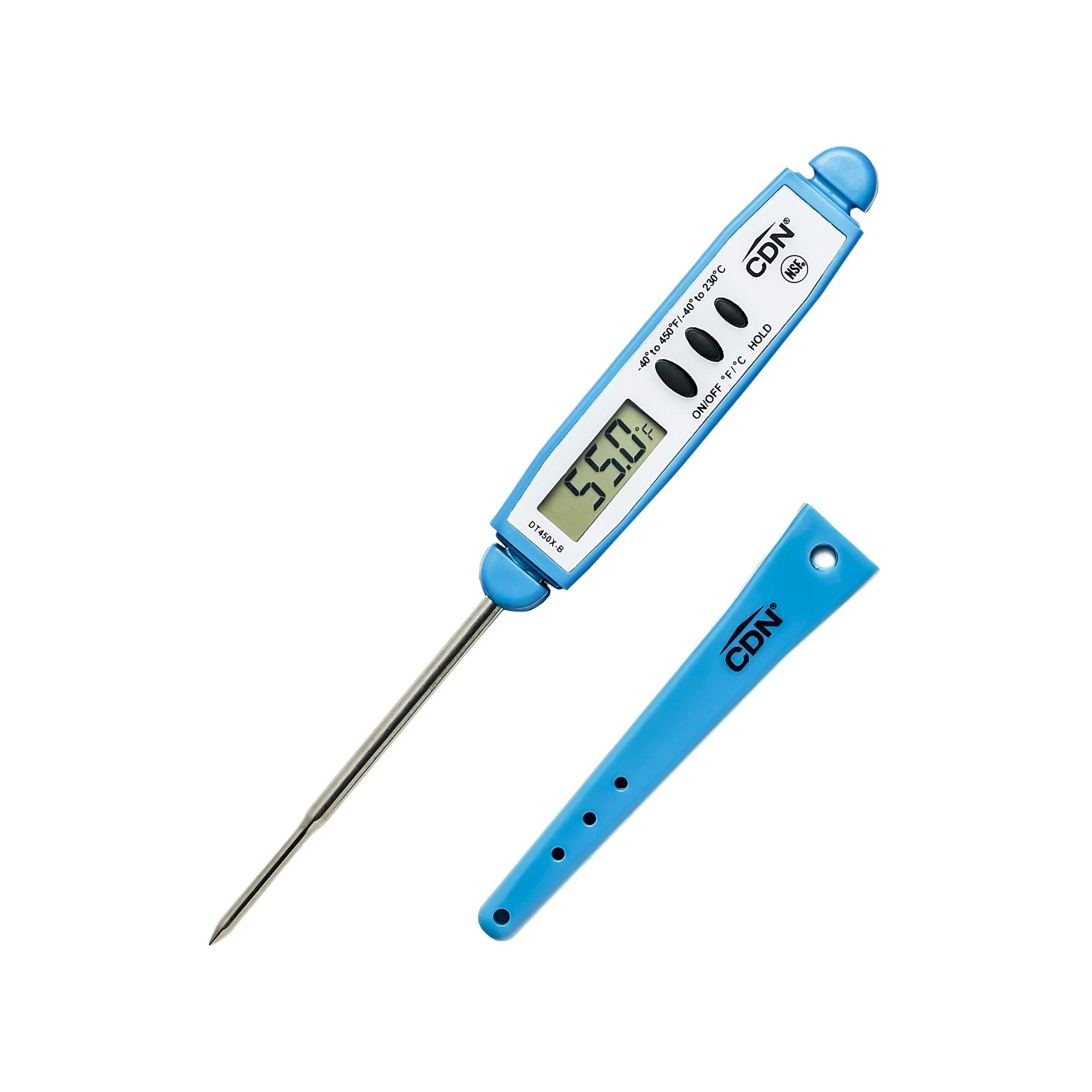 ProAccurate® Instant Read Digital Pocket Thermometer for Meat, Cooking with 2...