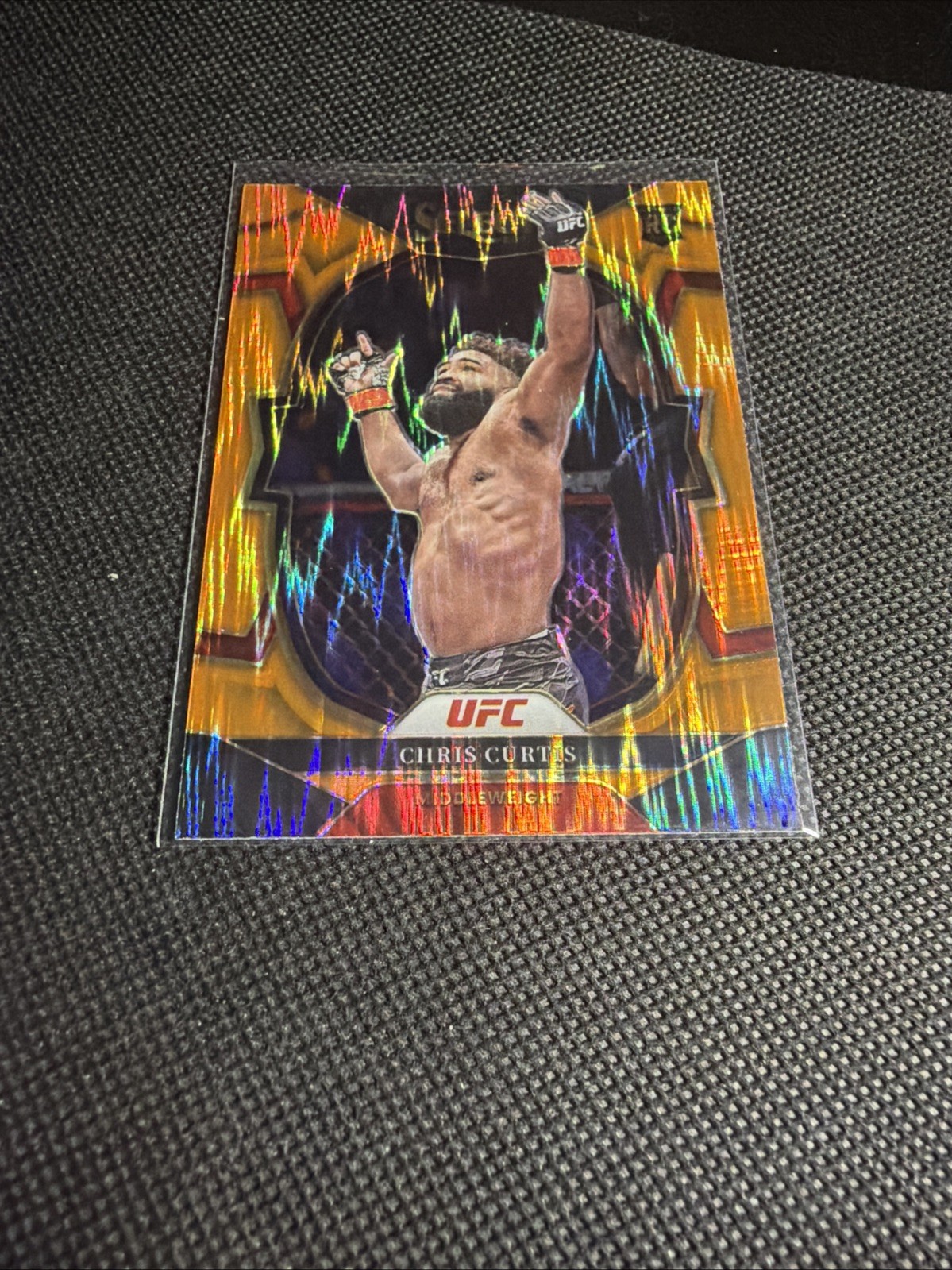 2023 Panini Select UFC - Concourse Chris Curtis #90 Orange Flash Prizm (RC)