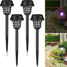 4PC Solar Powered Outdoor Mosquito Fly Bug In...
