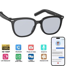 W&O Smart Glasses 4K HD Camera Bluetooth iOS/Android | Ray-Ban Meta Alternative