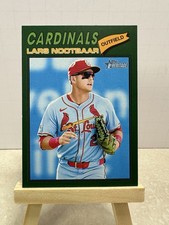 2026 Topps Heritage Dark Green Border Lars Nootbaar #198 Cardinals