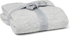 Barefoot Dreams CozyChic Ombre Stroller Blanket 30 x 40" Moonwater OPENED UNUSE