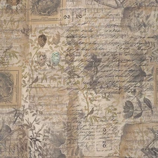 Tim Holtz ~ EGGS & NEST ~ Foundations Collection ~Free Spirit Fabric~Music Birds