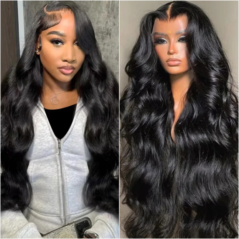 Body Wave 13x4 HD Transparent Lace Front Human Hair Wig  display picture 3