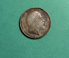 1907  One Shilling Great Britain, Higher Grade Original Surfaces