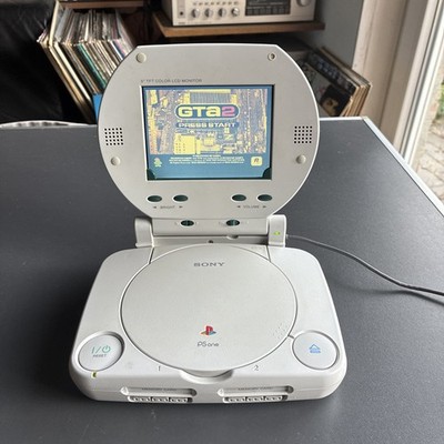 Sony PSone LCD screen, PlayStation, screen and power cable