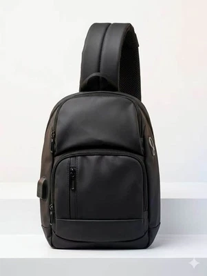 Sac banane étanche 6L – USB – 31x20x10cm – voyage sport – homme femme - Photo 1/4