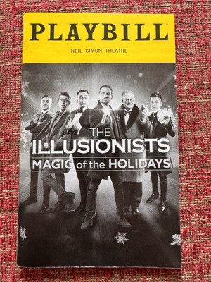 The Illusionists Broadway Playbill Eric Chien Kevin James Chris Cox Theatre