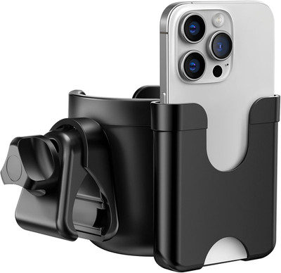Cup Holder for Walker: Stroller Cup Holder Attachment with Phone Holder, Wheelch