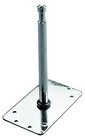 Wall Plate, Baby w/16mm/5/8in Fixed Spigot 9in/23cm