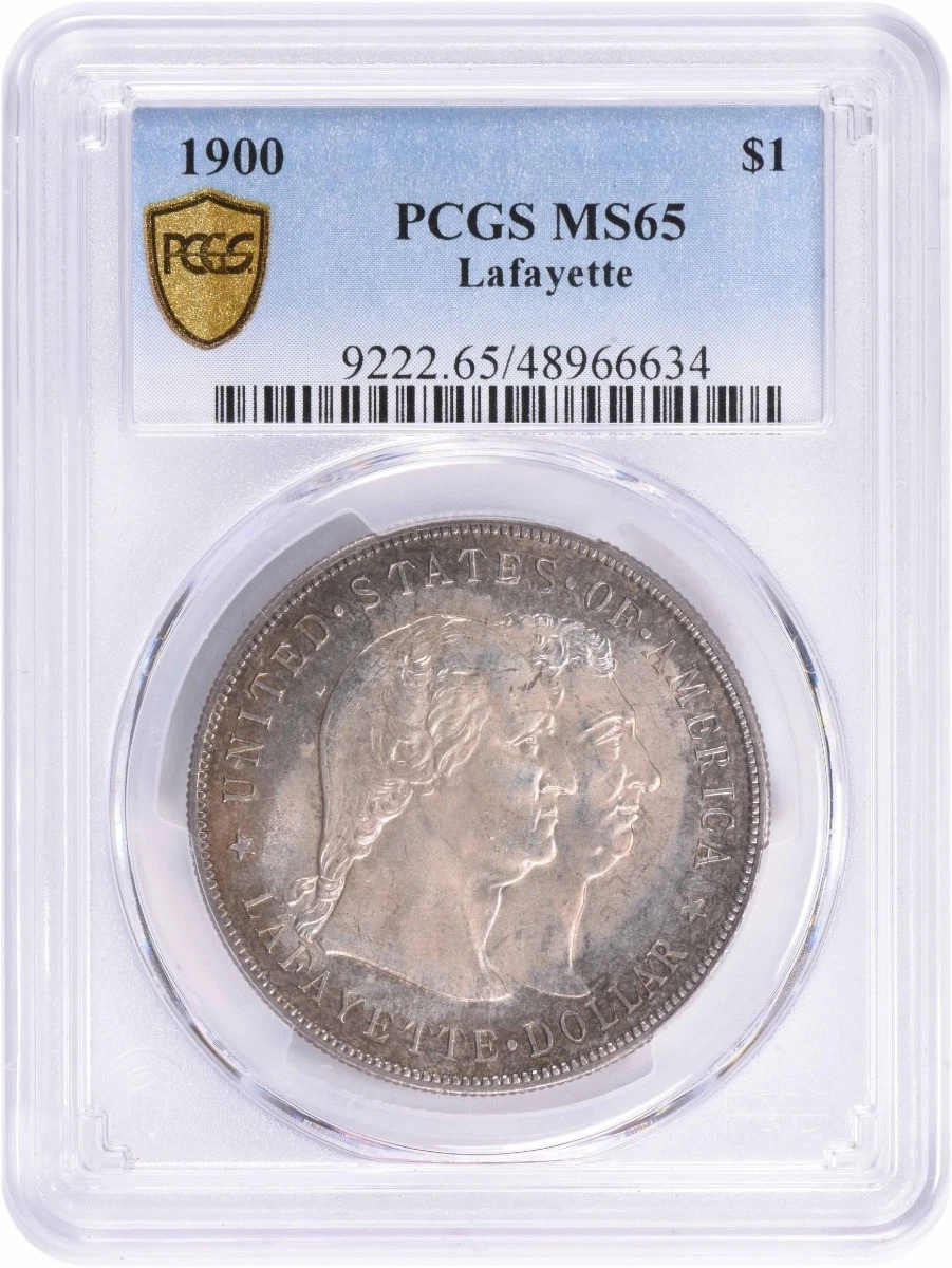 1900 Lafayette Commemorative Silver Dollar MS65 PCGS