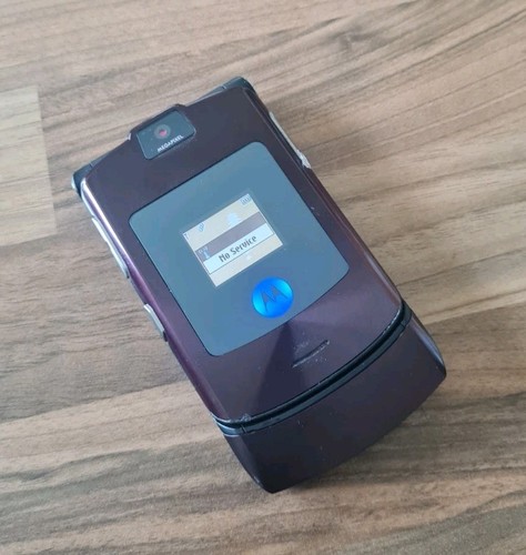 Motorola RAZR V3i - Maroon Red Mobile Phone - Zdjęcie 11 z 11