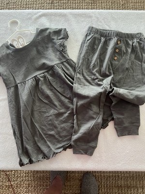 Little Co 2pc Rust dress  & Pant Set Sz 3T NWTS