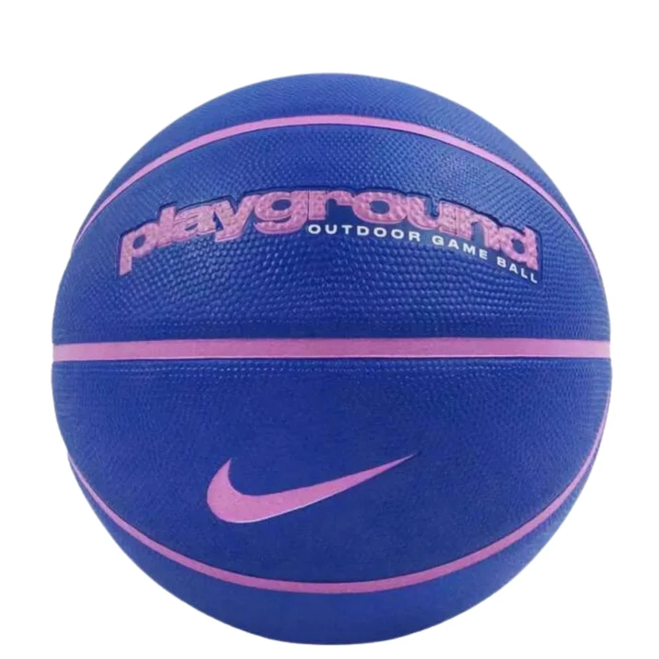 Nike Ballon de basket Unisex Everyday Playground Graphic Bleu - Photo 2/3
