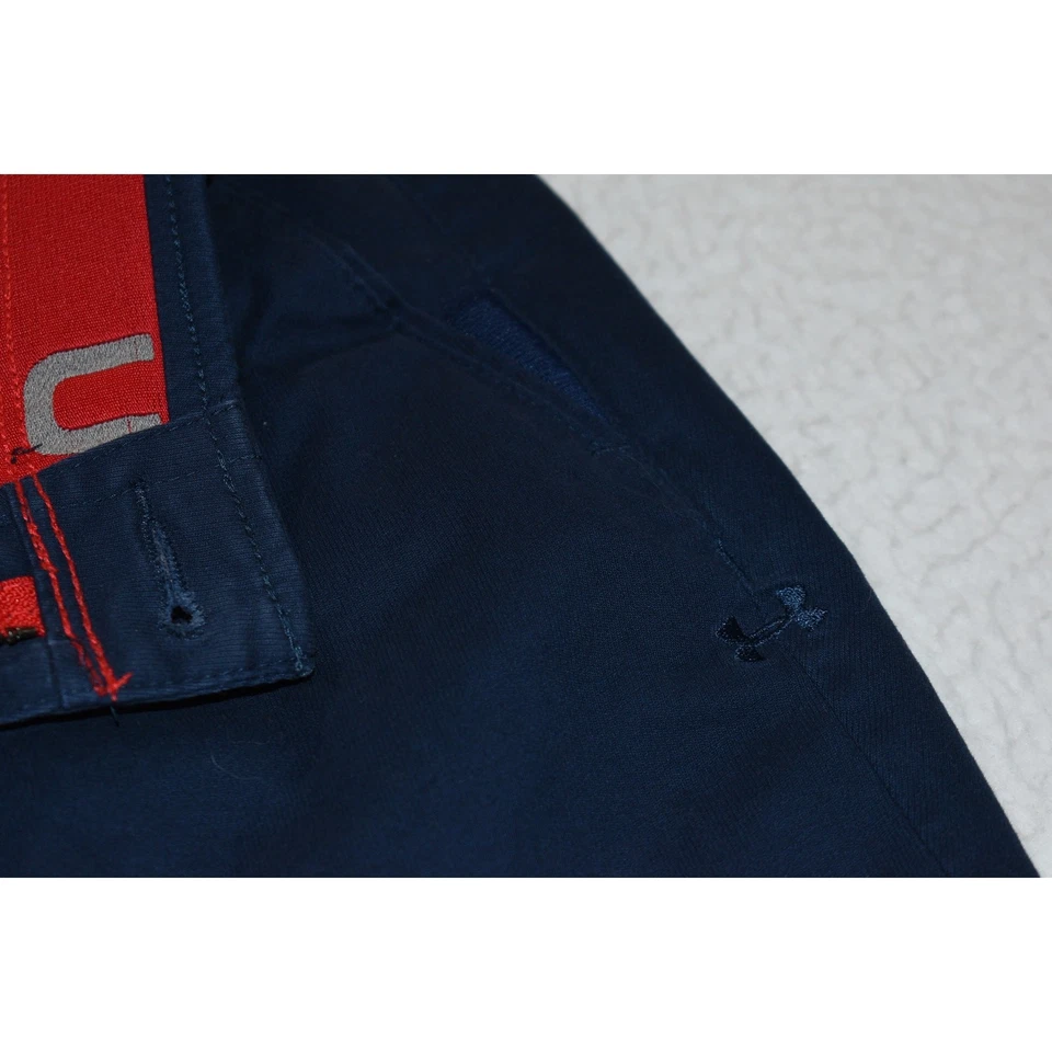 Повседневные мужские брюки для гольфа Under Armour размер 40 x 31 из хлопка эластичные синие - Изображение 2 из 4