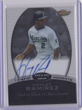 2008 Topps Finest Finest Moments Auto Hanley Ramirez Marlins #FMA-HR