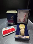 Vintage Rare Men's Lorus by Seiko Mickey Mouse Disney V321-6060 Coin Edge Watch