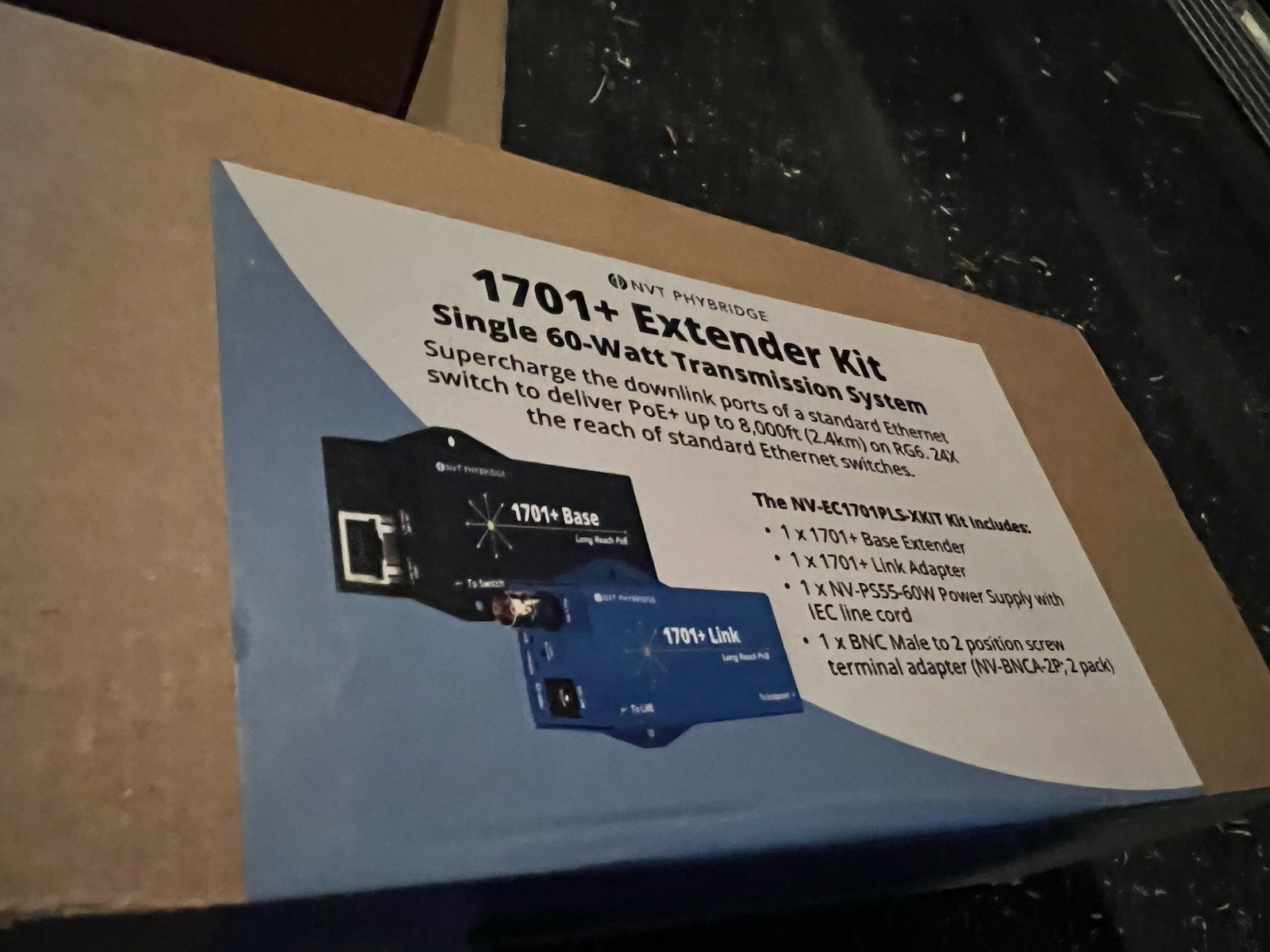 NVT Phybridge NV-EC1701PLS-XKIT 1701+ Extender Kit