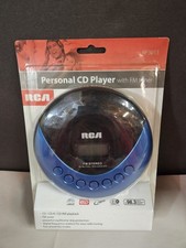 RCA Personal CD Player With Fm Tuner Blue RP3013 New In Package NIP Old Stock