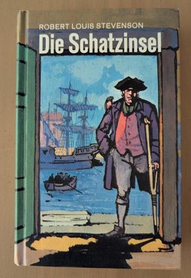 Die Schatzinsel von Robert Louis Stevenson   Buch Hardcover 40 Jahre alt wie neu