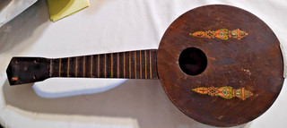 ANTIQUE 19?? Banjo ukulele banjolele Good condition UNIQUE Instrument needs Love