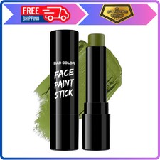 BAD COLOR Ogre Green Face Paint Stick Matte Eye Black for Halloween Cosplay SFX