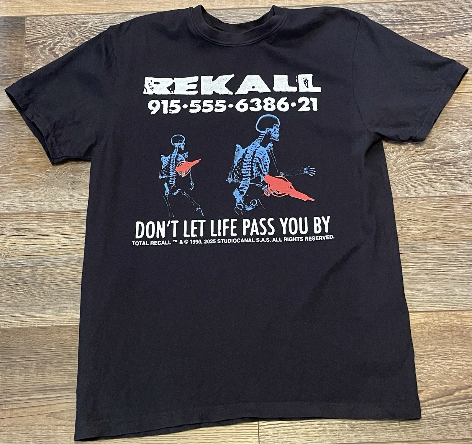 Total Recall 1990 Movie - Rekall Memory Graphic Promo Shirt Mens Medium