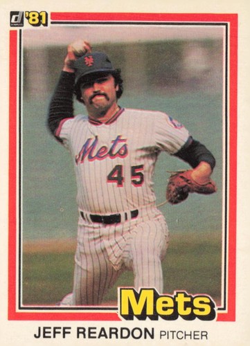 1981 Donruss #156 Jeff Reardon - Picture 1 of 2