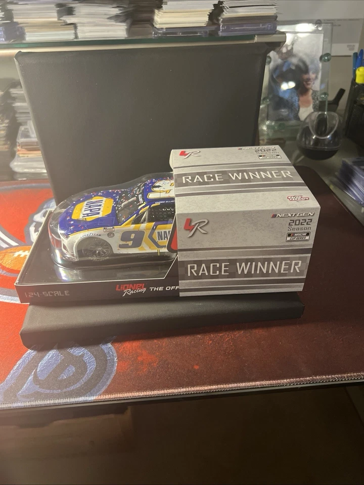 CHASE ELLIOTT Elite GALAXY 1 of 1260 #9 NAPA Dover Win 2022 RACE WINNER 1/24 - Image 2 of 4