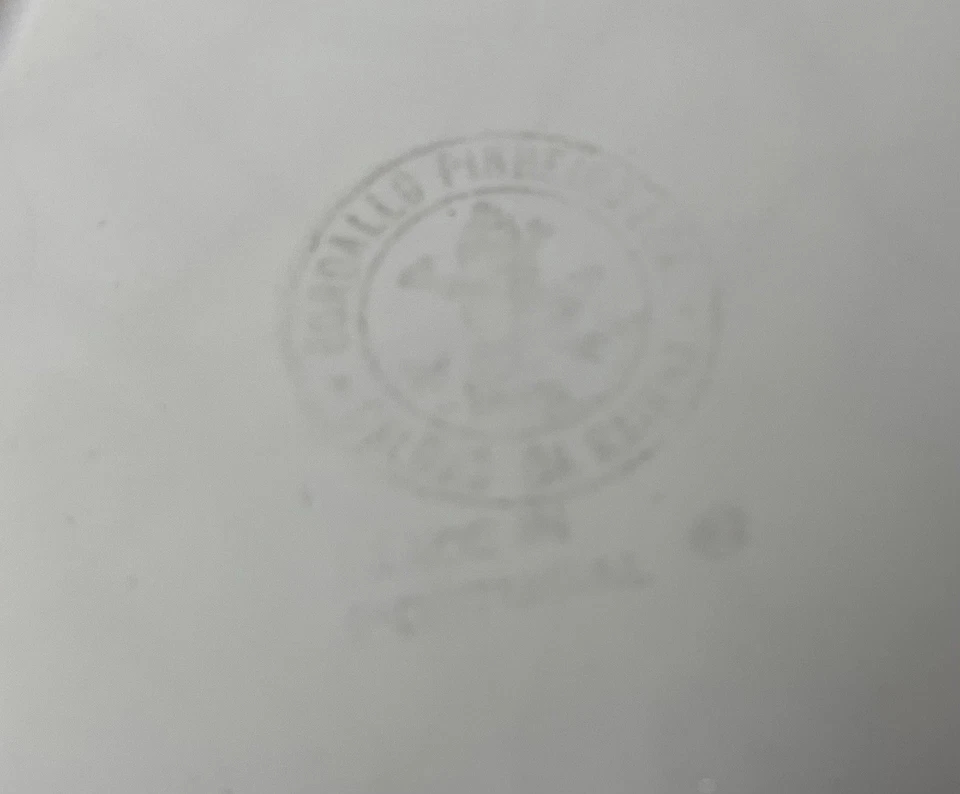 Bordallo Pinheiro Portugal Fisch Keramik Teller 27,5x14,5x3,5cm weiß - Bild 4 von 4