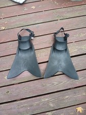 Force Fin Pro Open Heel Adjustable Strap Scuba Diving Fins Black Size Xx Large