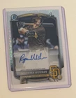 2025 Bowman Draft Ryan Wideman 1st Chrome Auto Refractor /150 1/150 Rc rookie