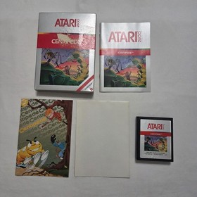 Centipede (Atari 2600, 1982) Complete In Box CIB w/ Manual & Paperwork