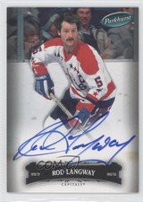 2006-07 Upper Deck Parkhurst Auto Rod Langway #59 Auto HOF 2l5