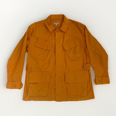 Engineered Garments Men's Jacket Jungle Fatigue Coat Yellow Cotton Pockets New