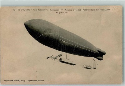 13235375 - Ville de Nancy AK Zeppelin 1909