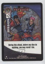 2000 The X-Men Movie Trading Card Game Payback #106