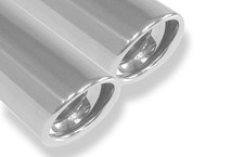 FOX Sportauspuffanlage ab Kat 2x76mm gerollt Seat Altea ab 03 2.0l TFSI 2.0l TDI