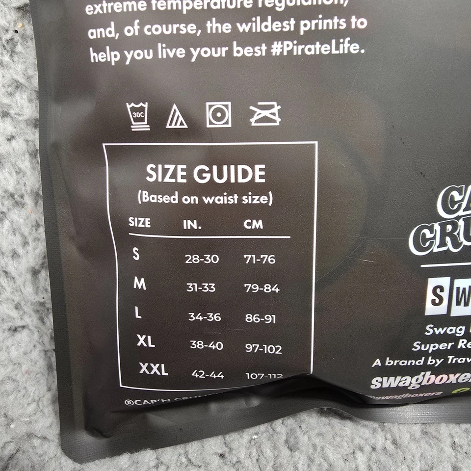 Calzoncillo boxer SWAG Cap n Crunch para hombre 2XL XXL rojo elástico ropa interior ligero nuevo con etiquetas B Foto 4 de 4