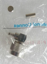 New Amphenol Connex 172178 rf connector type n plug r/a 50 ohm solder