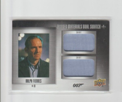 James Bond Villains & Henchmen Bonded Materials Dual Card #BM-33 Ralph Fiennes