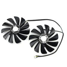 XT Graphics Card Cooling Fans Radiator Cooler For XFX RX 5600XT 6GB RX5500 2PCS