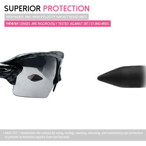 Lenslog polarisierte Ersatzgläser für Oakley Fast Jacket XL OO9156-Optionen - Bild 3 von 43