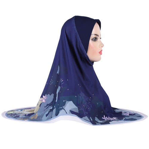 One Piece Headscarf Wrap Shawl Hijab 20pcs Women Wholesale Muslim Amira Headwear - Picture 14 of 25
