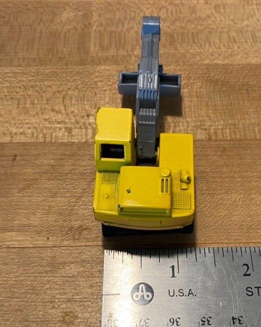 1980 Matchbox Excavator X 4970 Construction Vehicle Vintage Yellow