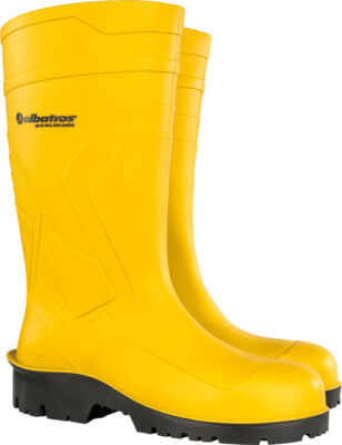 ALBATROS PROTECTOR PLUS Sicherheitsgummistiefe S5 SRC gelb Gr. 43 (590250)