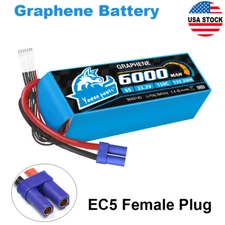 Yowoo 6S 6000mAh 150C 22.2V EC5 Graphene Lipo Battery for RC Drone Quadcopter