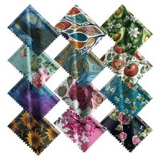 Pattern Printed Soft Microfiber Cleaning Cloths 12 Pieces for Eyegl... Fast Ship