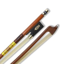 new Lightweight Violin Bow Brazilwood Ebony Frog Logo Good Balance Beginner